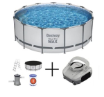 Cdiscount: Kit piscine BESTWAY Steel Pro Max 396x122cm + robot Quartz à 359,99€ (au lieu de 438€)