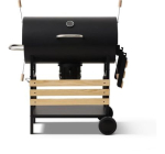 Cdiscount: Barbecue &agrave; charbon COOKING BOX MIKE EVOLUTION - 115x66x106 cm, 2 grilles acier chrom&eacute; &agrave; 99,99&euro;