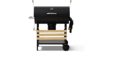 Cdiscount: Barbecue &agrave; charbon COOKING BOX MIKE EVOLUTION - 115x66x106 cm, 2 grilles acier chrom&eacute; &agrave; 99,99&euro;