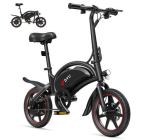 JoyBuy: Vélo électrique pliant DYU D3S 14" - Noir à 549€ (au lieu de 749€)