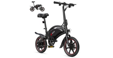 JoyBuy: V&eacute;lo &eacute;lectrique pliant DYU D3S 14" - Noir &agrave; 549&euro; (au lieu de 749&euro;)