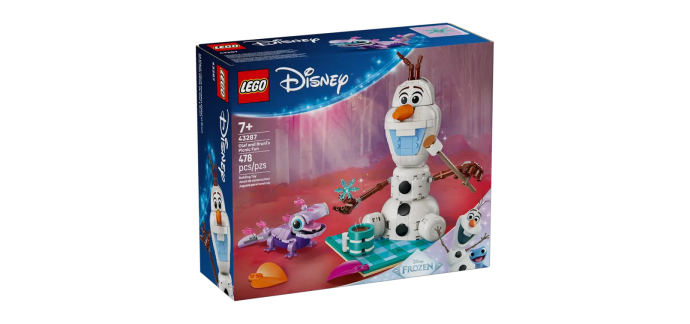 Amazon: LEGO 43287 Reine des Neiges Pique nique d'Olaf (PS5) &agrave; 37,99&euro; (au lieu de 49,99&euro;)