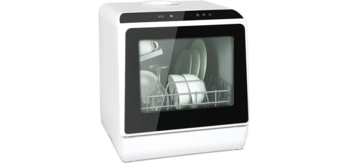 Cdiscount: Mini lave-vaisselle PULUOMIS 4 couverts, 6 programmes, r&eacute;servoir 5L &agrave; 209,99&euro; (au lieu de 219,99&euro;)