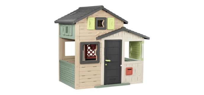 Cdiscount: Smoby Life Maison Friends House Evo - Moderne, spacieuse, portillon, bo&icirc;te aux lettres &agrave; 319,99&euro;
