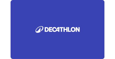 Decathlon: 10&euro; offert en bon d'achat pour l'achat d'une carte cadeau Decathlon de 80&euro; ou plus