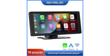 Cdiscount: Autoradio portable GEARELEC 10" Carplay Android Auto WiFi Bluetooth FM &agrave; 49,99&euro; (au lieu de 55,99&euro;)