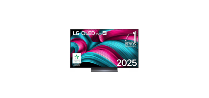 JoyBuy: TV LG OLED Evo OLED55C5 139 cm 2025 à 949,99€ (au lieu de 1199€)