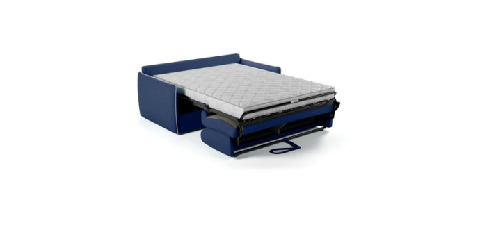 Cdiscount: Canapé convertible AGATHE - Bleu - matelas 14cm - 175x100x87cm à 759,99€ (au lieu de 799,99€)