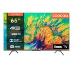 JoyBuy: Coocaa TV Smart 65 pouces UHD - Roku TV, HDR10, triple tuner à 349,99€ (au lieu de 649€)