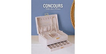 Louis Pion: 1 bo&icirc;te &agrave; bijoux Denise Maison Scarlett + parure en perles Or Louis Pion &agrave; gagner