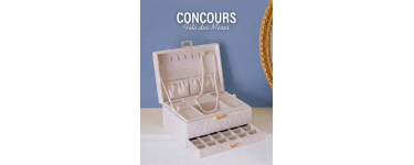 Louis Pion: 1 bo&icirc;te &agrave; bijoux Denise Maison Scarlett + parure en perles Or Louis Pion &agrave; gagner