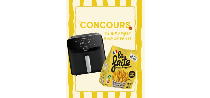 Lunor: 1 Air Fryer Moulinex Easy Fry Mega 7,5L + 3 kg frites Lunor à gagner