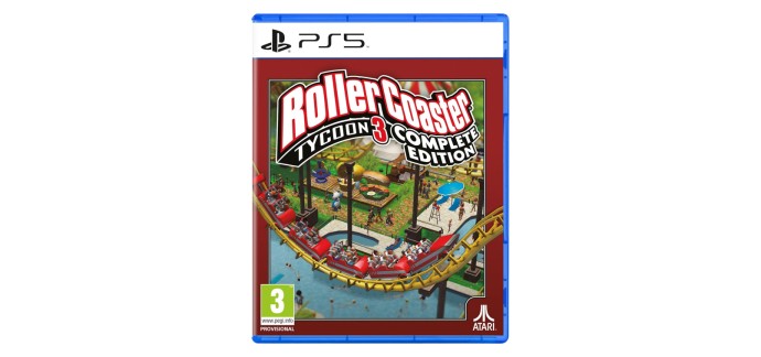 Cultura: RollerCoaster Tycoon 3 Complete Edition (PS5) à 24,99€ (au lieu de 34,99€)