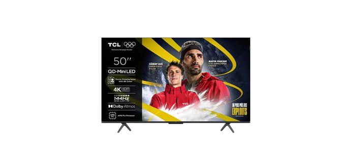 Conforama: Téléviseur Mini Led TCL 50C69K - UHD 4K 50 pouces 126 cm à 389€ (au lieu de 499,99€)
