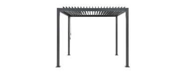 Cdiscount: Pergola bioclimatique GAYA - Aluminium/acier - 3x3m &agrave; 829,99&euro; (au lieu de 1239,99&euro;)