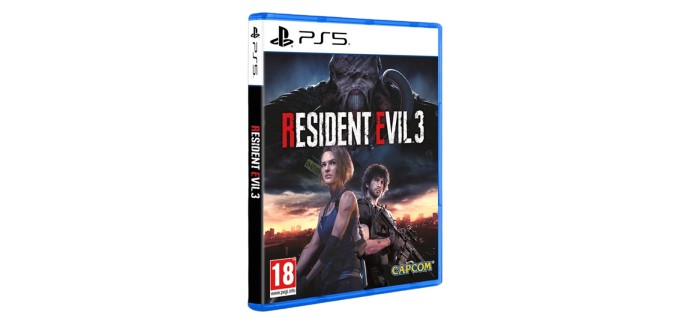 Amazon: Resident Evil 3 (PS5) à 19,90€ (au lieu de 29,99€)