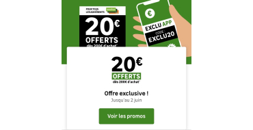 Leroy Merlin: [Exclu App] 20&euro; offerts d&egrave;s 200&euro; d'achat sur les rayons de votre choix