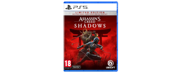 Amazon: Assassin's Creed Shadows Edition Limit&eacute;e (PS5) &agrave; 29,99&euro; (au lieu de 79,99&euro;)