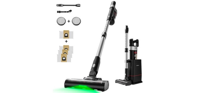 JoyBuy: Aspirateur balai sans fil ochama 28kPa, station auto-nettoyante - couches à 99,99€