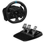 Amazon: Volant + Pédalier Logitech G923 (PS5/PS4/PC) à 246,11€ (au lieu de 399,99€)