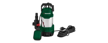 LIDL: PARKSIDE Pompe immerg&eacute;e eaux charg&eacute;es 20000 L/h &agrave; 39,99&euro; (au lieu de 49,99&euro;)
