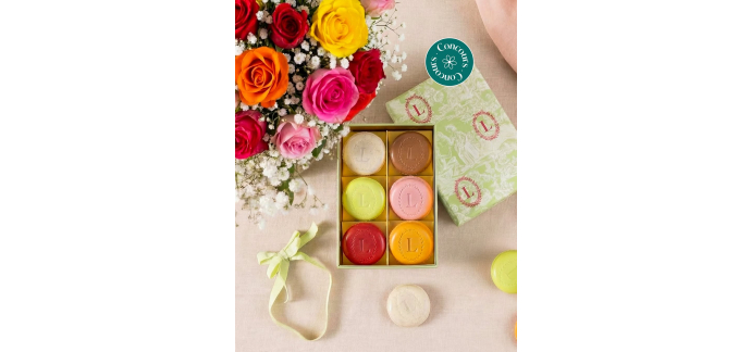 Interflora: 1 duo roses et biscuits Ladurée à gagner
