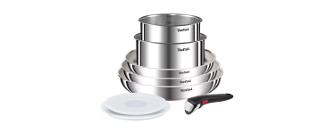 Boulanger: Batterie de cuisine Tefal Inox Ingenio Emotion 8 pi&egrave;ces &agrave; 79,99&euro; (au lieu de 159,99&euro;)