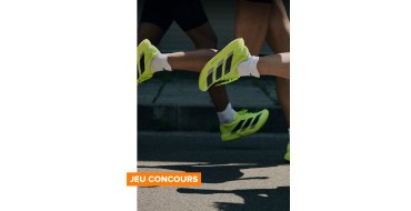 Au Vieux Campeur: 1 dossard adidas 10K Paris + chaussures Adizero Evo SL + tenue running &agrave; gagner
