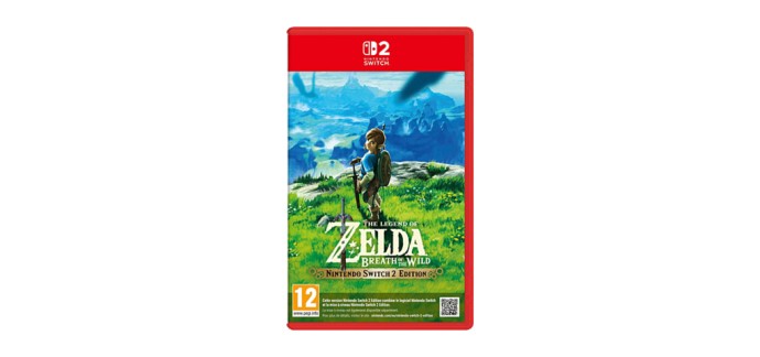 JoyBuy: The Legend of Zelda Breath of the Wild - Switch 2 - Version Française à 59,90€ (au lieu de 79,99€)