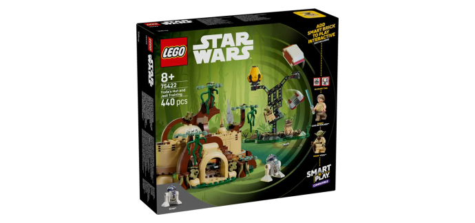 Amazon: LEGO 75422 Star Wars Hutte de Yoda (Smart Play) &agrave; 49,99&euro; (au lieu de 69,99&euro;)