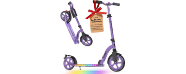 JoyBuy: Trottinette BELEEV V10 - 2 roues, &eacute;clairage &agrave; 51,99&euro; (au lieu de 85,99&euro;)