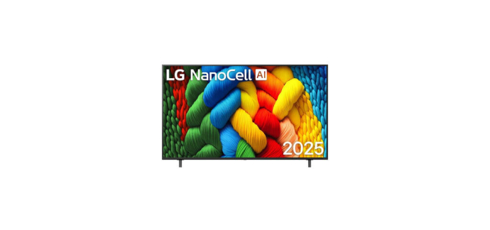JoyBuy: LG 65NANO80A3B Smart TV LED 65" 4K NanoCell à 429,99€ (au lieu de 799,99€)