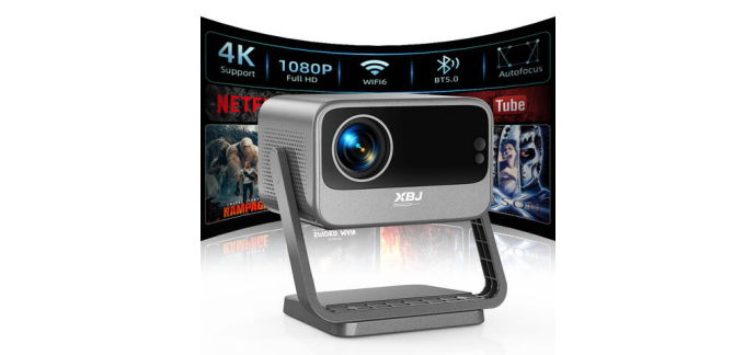 JoyBuy: Projecteur XBJ 4K compatible - 1080p natif, 700 lumens - écran à 129,9€ (au lieu de 169,9€)