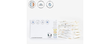 La Marque en Moins: Pack essai 6 couches &eacute;cologiques fabriqu&eacute;es en France &agrave; 1,90 &euro;