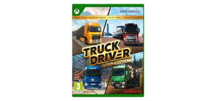 Micromania: Truck Driver Gold Edition (Xbox Series) à 19,99€ (au lieu de 39,99€)