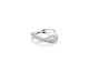 Amazon: Bague Swarovski Hyperbola - Rhodium, blanc à 47,60€ (au lieu de 93,37€)