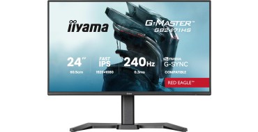 Amazon: Ecran PC Iiyama GB2471HS-B1 23.8" IPS 240Hz 0.3ms &agrave; 109&euro; (au lieu de 115.15&euro;)