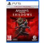 Amazon: Assassin's Creed Shadows Édition Limitée (PS5) à 29,99€ (au lieu de 49,99€)