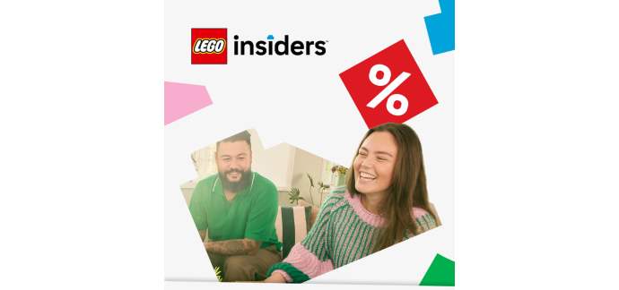 LEGO: LEGO® Insiders remises sur sélection d'articles