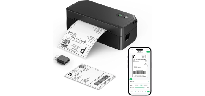 Amazon: Imprimante étiquettes Svantto Bluetooth 10x15cm à 59,99€ (au lieu de 68,20€)