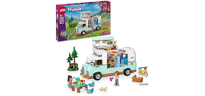 Amazon: LEGO Friends Friendship Campervan (42663) à 46,99€ (au lieu de 59,99€)