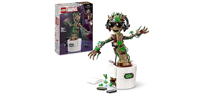 Amazon: LEGO® Marvel Baby Groot Dance (76297) à 36,99€ (au lieu de 44,99€)