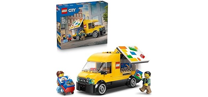 Amazon: LEGO City Le Van de chantier (60500) à 19,66€ (au lieu de 29,99€)
