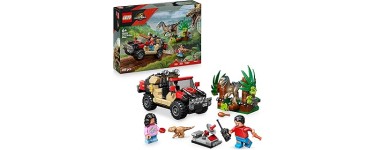 Amazon: LEGO Jurassic World Velociraptor & 4x4 (76972) à 24,99€ (au lieu de 34,99€)