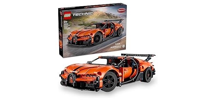 Amazon: LEGO® Technic Bugatti Chiron Pur Sport (42222) à 51,99€ (au lieu de 64,99€)