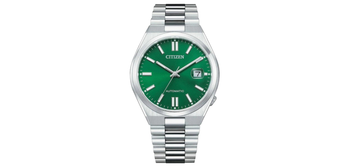 Amazon: Montre homme Citizen Tsuyosa automatique cadran vert à 218€ (au lieu de 265,95€)