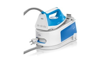 Conforama: Centrale vapeur BRAUN IS1012BL - 5.5 Bar, 110 g/min &agrave; 84.99&euro; (au lieu de 109.99&euro;)