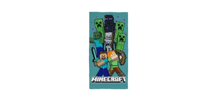 LIDL: Serviette de plage enfant Super Mario ou Minecraft - 70x140cm &agrave; 5,99&euro; (au lieu de 19,95&euro;)