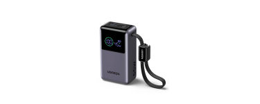 Amazon: Batterie externe Ugreen Nexode Pro 55W - 10000mAh, c&acirc;ble USB-C int&eacute;gr&eacute; 45W &agrave; 39,99&euro;