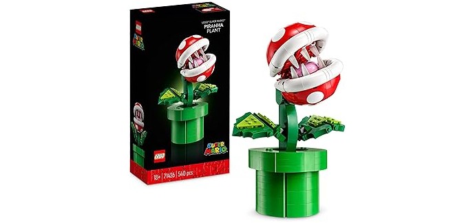 Amazon: LEGO Super Mario Plante Piranha (71426) à 52,99€ (au lieu de 64,99€)